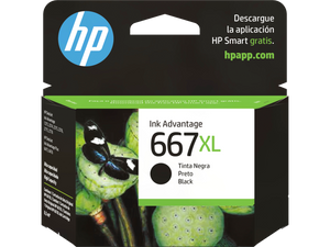 HP ink 667 black XL