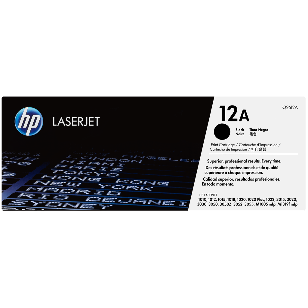 TON - HP Black Toner 12A Q2612A