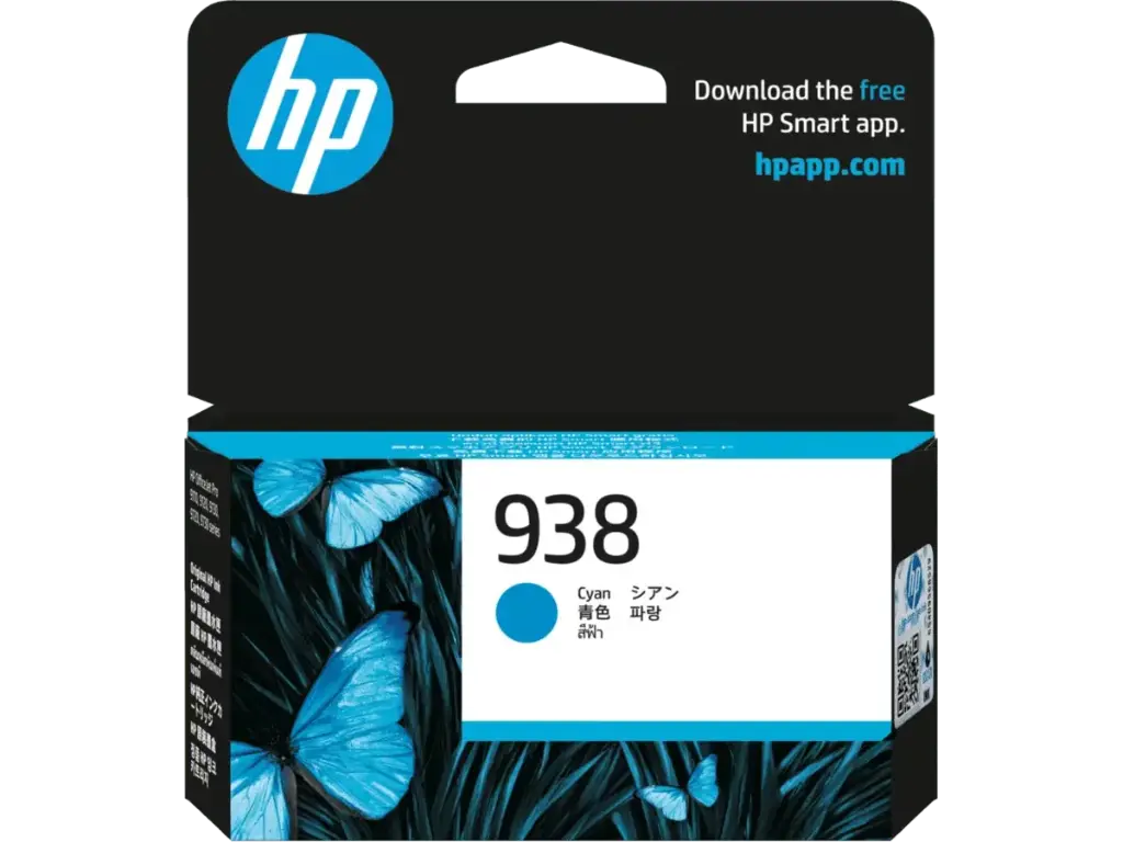 [4S6X5PL] HP 938 Cyan ink cartridge