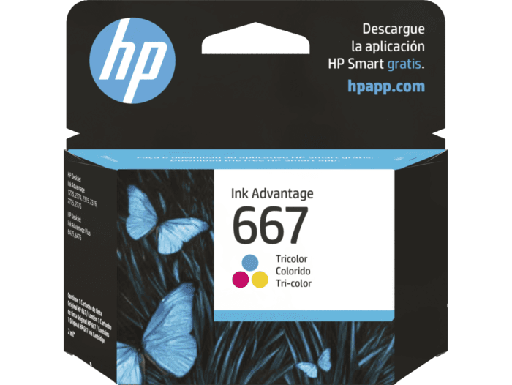 [631] INK - HP 667 tri color